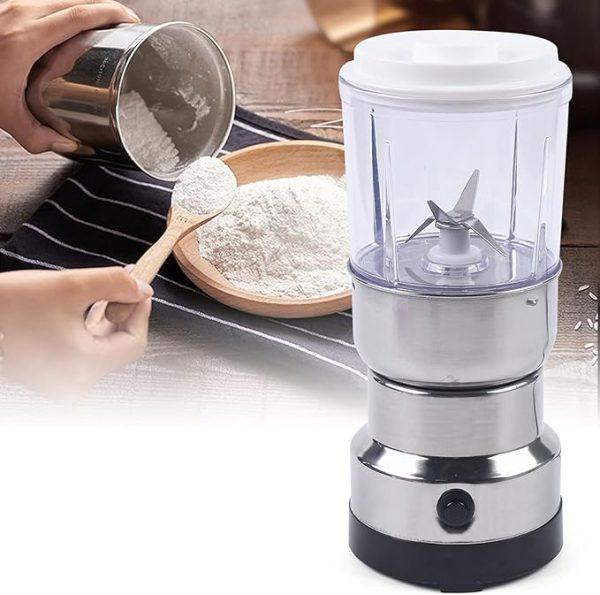 2 In 1 Coffee And Juice Electric Blender, Coffee Grinder, Bean Grinder, Multifunctional Stainless Steel For Herbal Spice Salt Pepper - Shumeldi