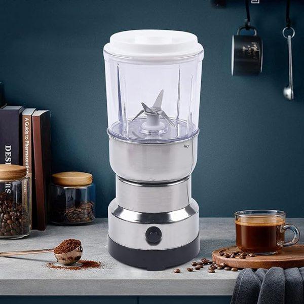 2 In 1 Coffee And Juice Electric Blender, Coffee Grinder, Bean Grinder, Multifunctional Stainless Steel For Herbal Spice Salt Pepper - Shumeldi