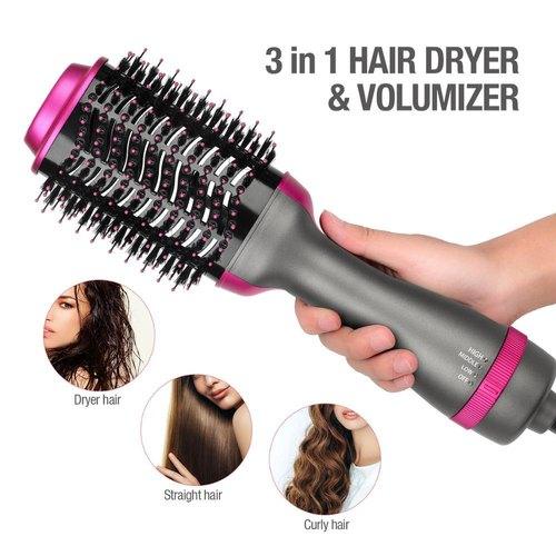 One Step Hot Air Brush (dryer + Styler) 3 In 1 - Shumeldi